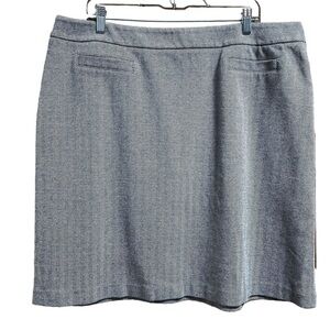 Talbots Women's Size 16W Chevron Knit Straight Modest Skirt